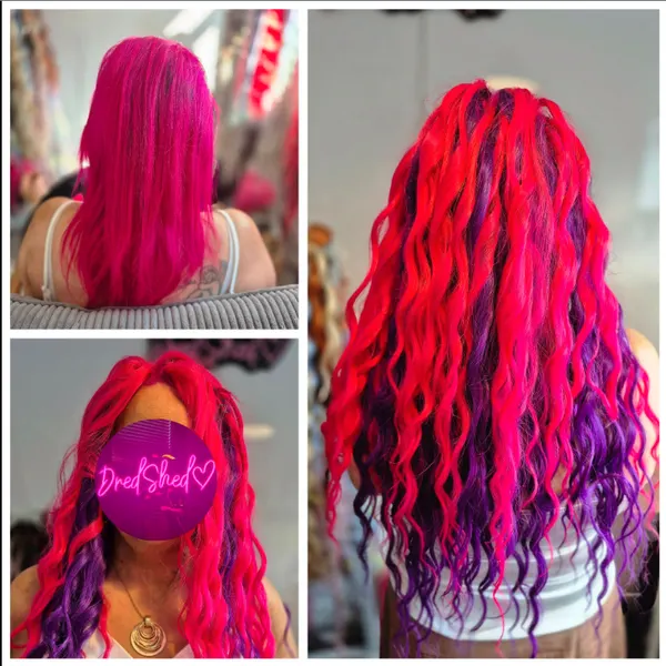 Dred Shed HQ client hair styling