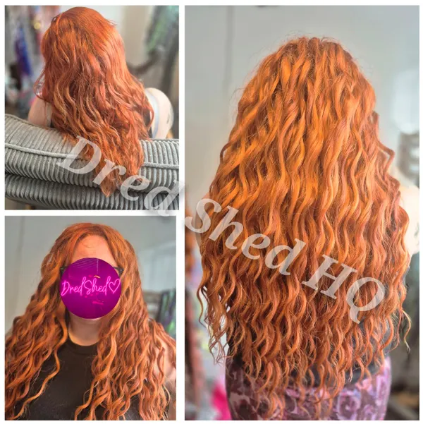 Dred Shed HQ client hair styling