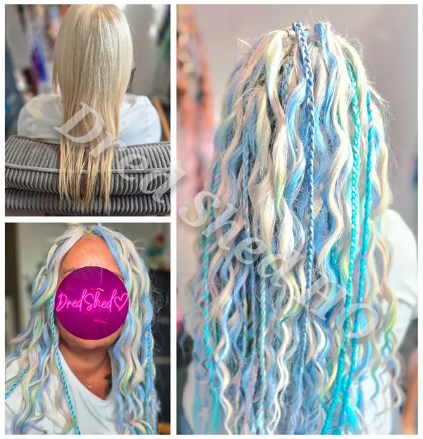 Dred Shed HQ client hair styling
