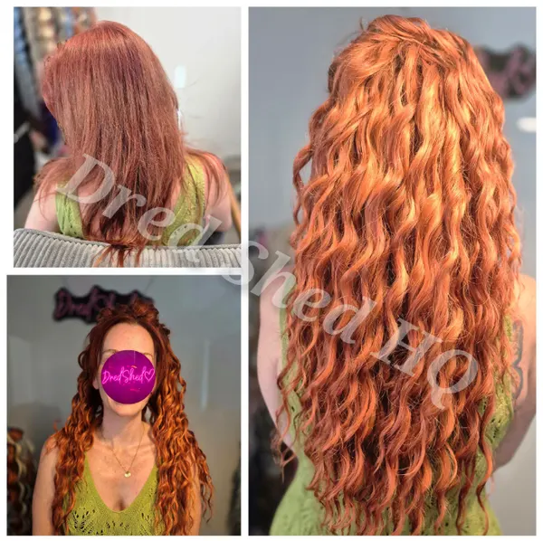 Dred Shed HQ client hair styling